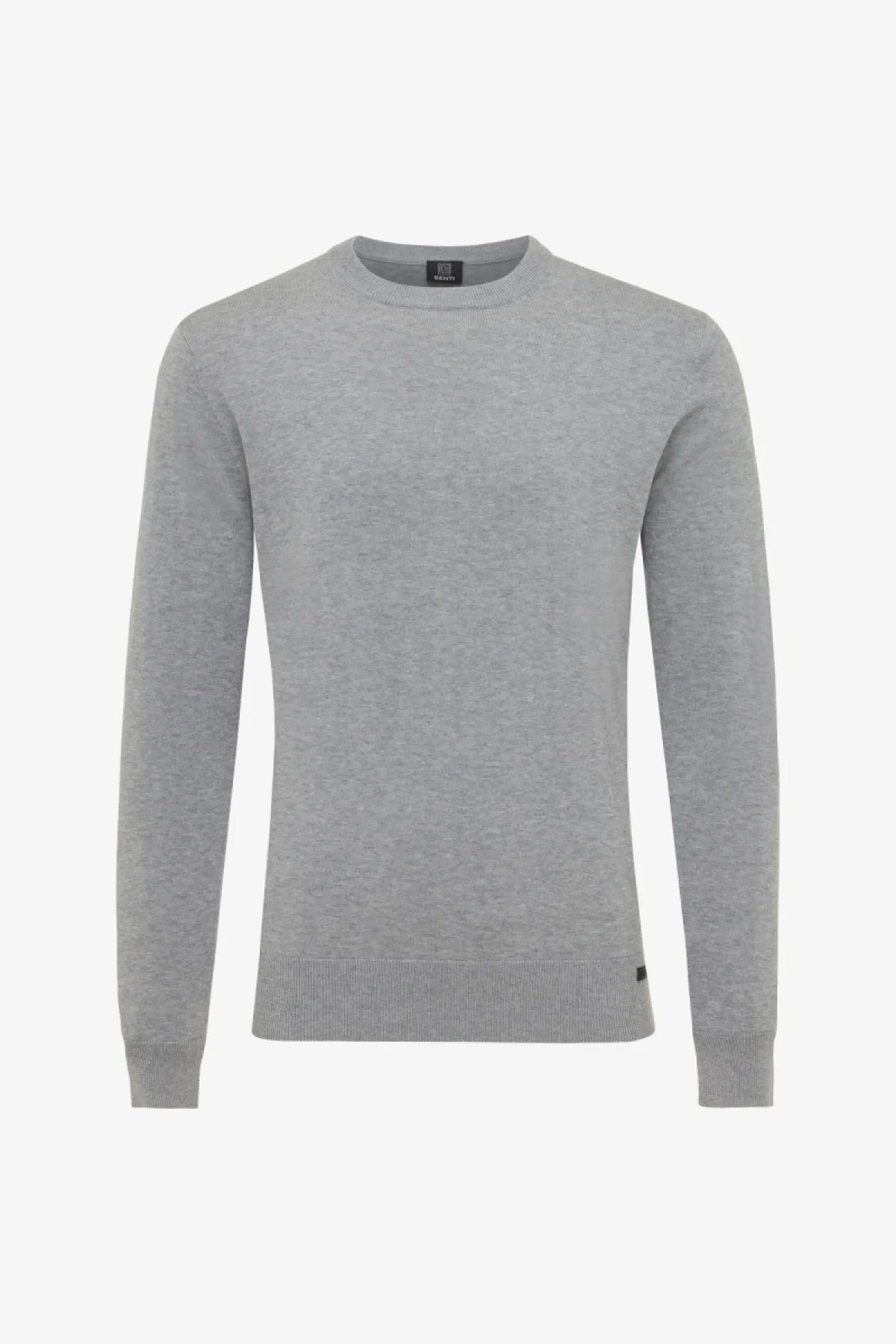 Round Neck Longsleeve | Grijs
