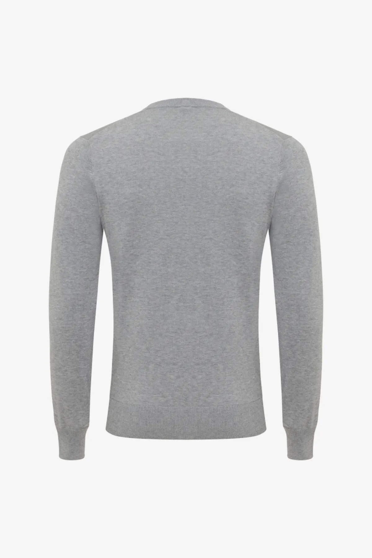 Round Neck Longsleeve | Grijs