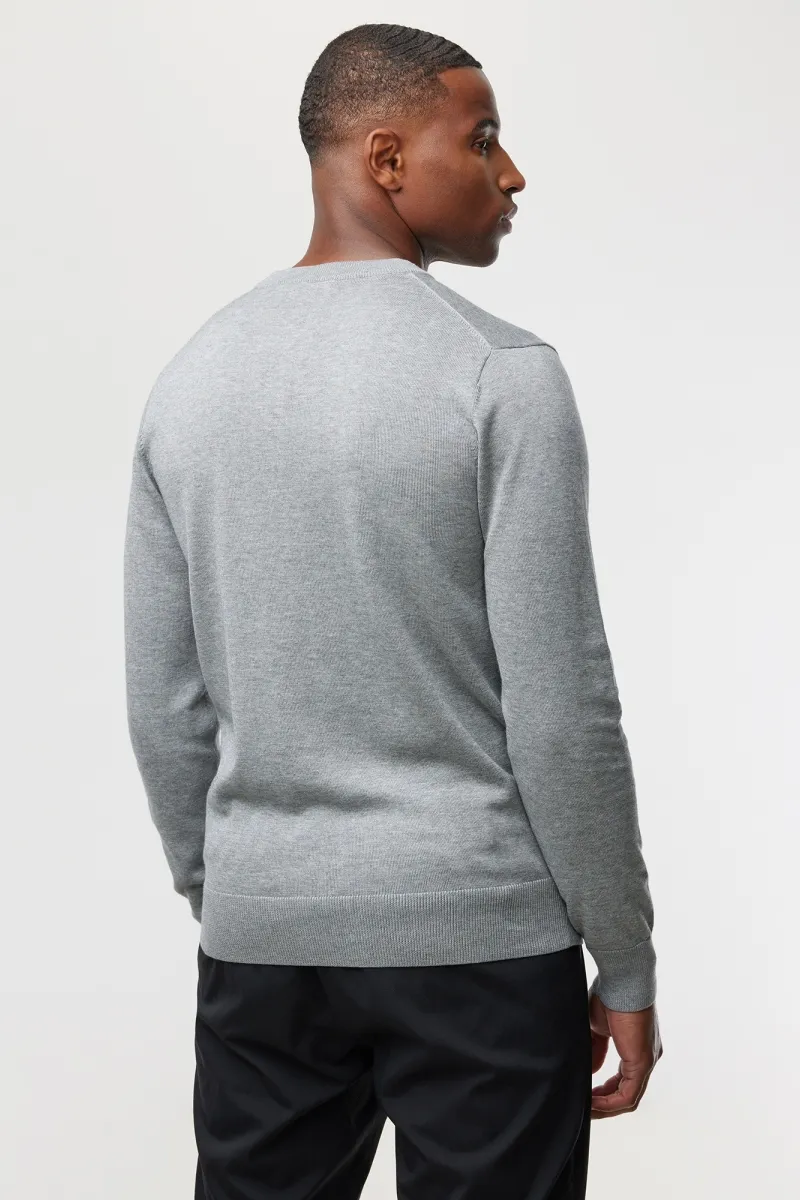 Round Neck Longsleeve | Grijs
