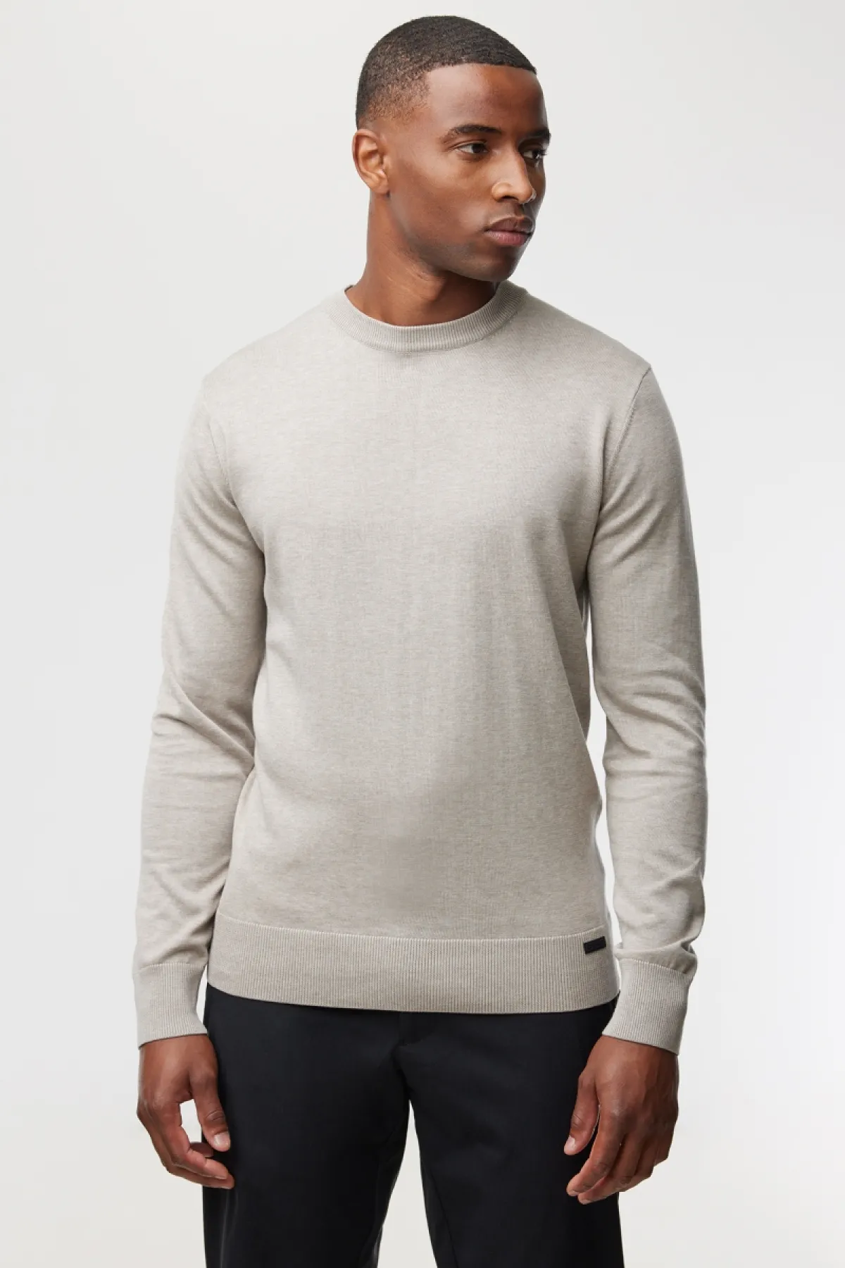Round Neck Longsleeve | Bruin