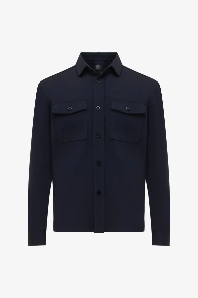 Midtown Overshirt | Donkerblauw
