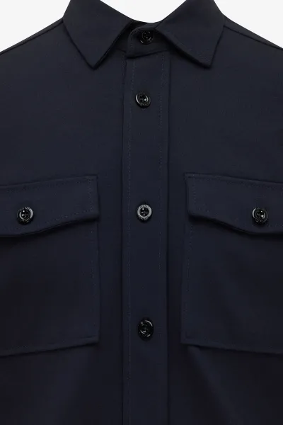 Midtown Overshirt | Donkerblauw