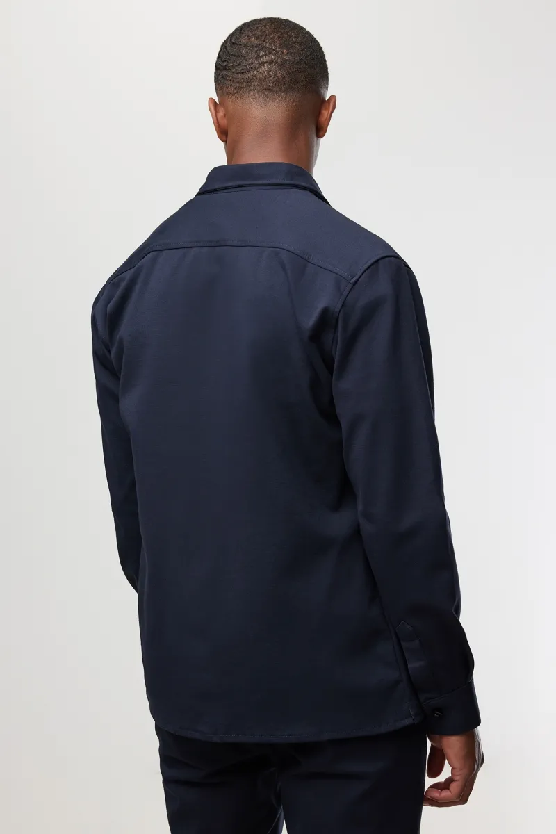 Midtown Overshirt | Donkerblauw