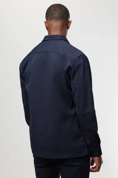 Midtown Overshirt | Donkerblauw