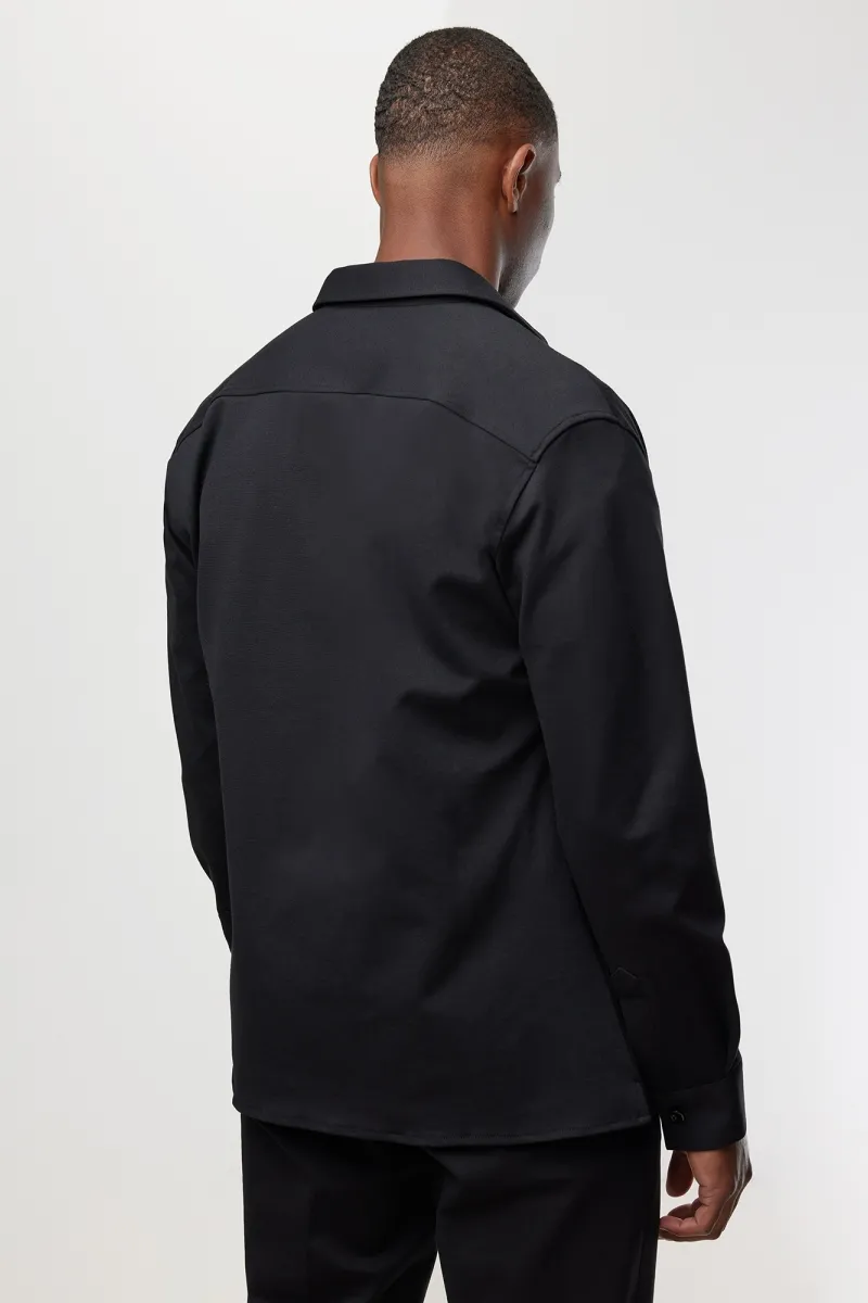 Midtown Overshirt | Zwart