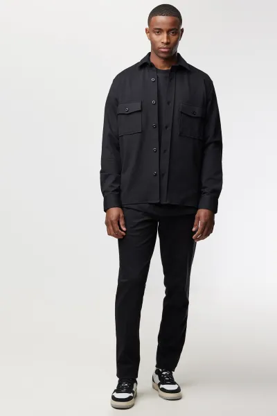 Midtown Overshirt | Zwart
