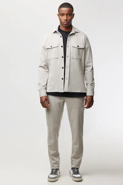 Midtown Overshirt | Beige