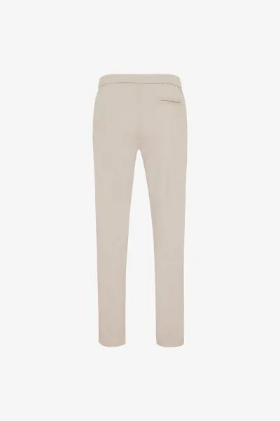 Relaxed Fit Trousers | Beige