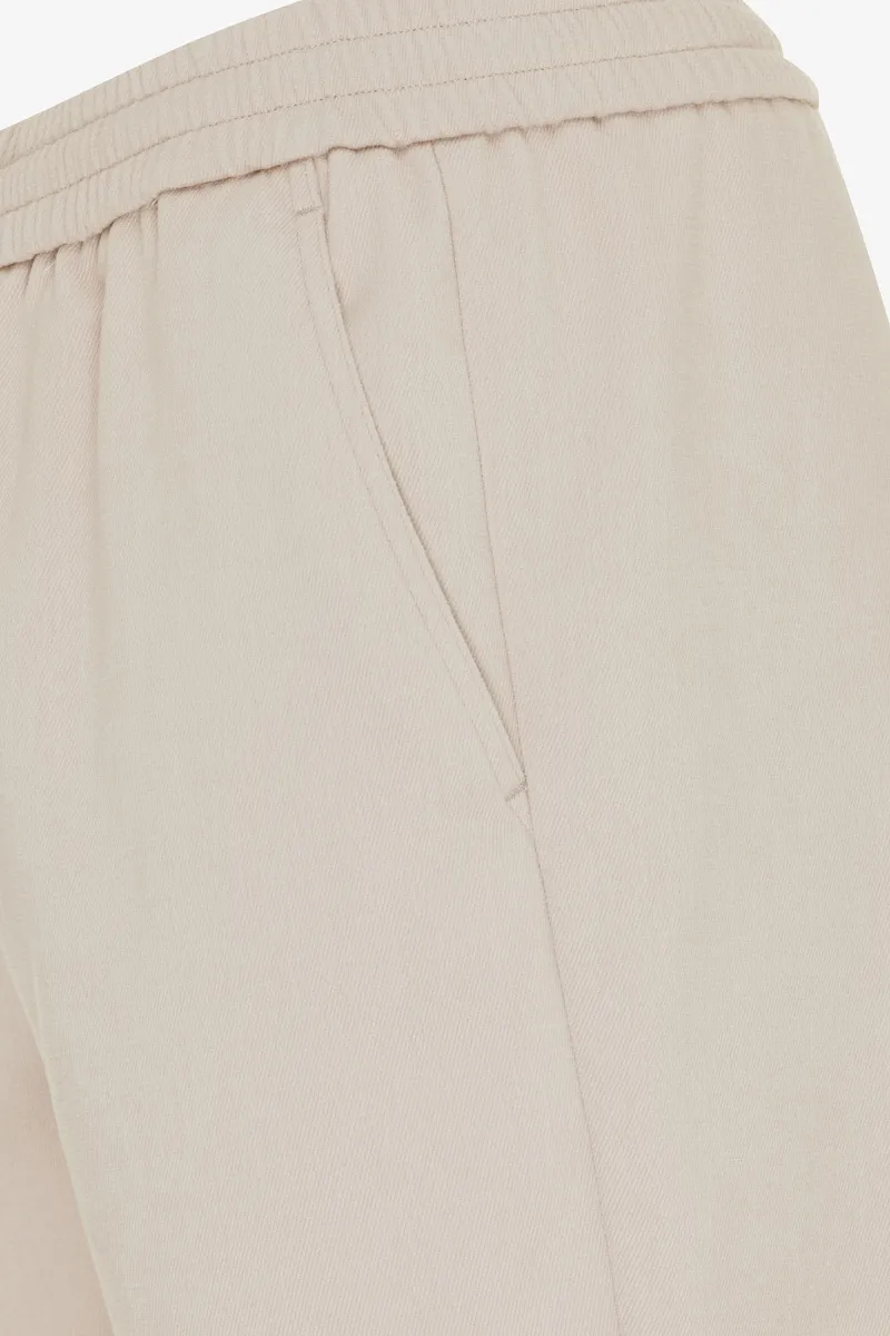 Relaxed Fit Trousers | Beige