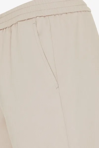 Relaxed Fit Trousers | Beige
