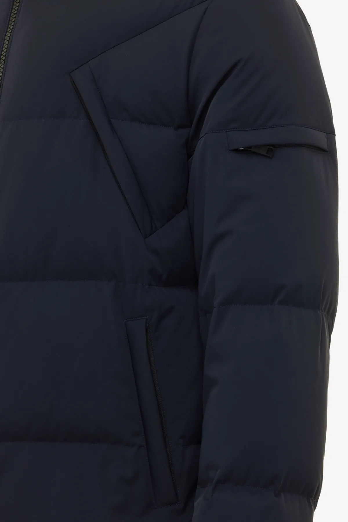 Winterjas Kort | Donkerblauw