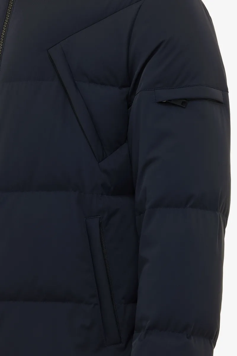 Winterjas Kort | Donkerblauw
