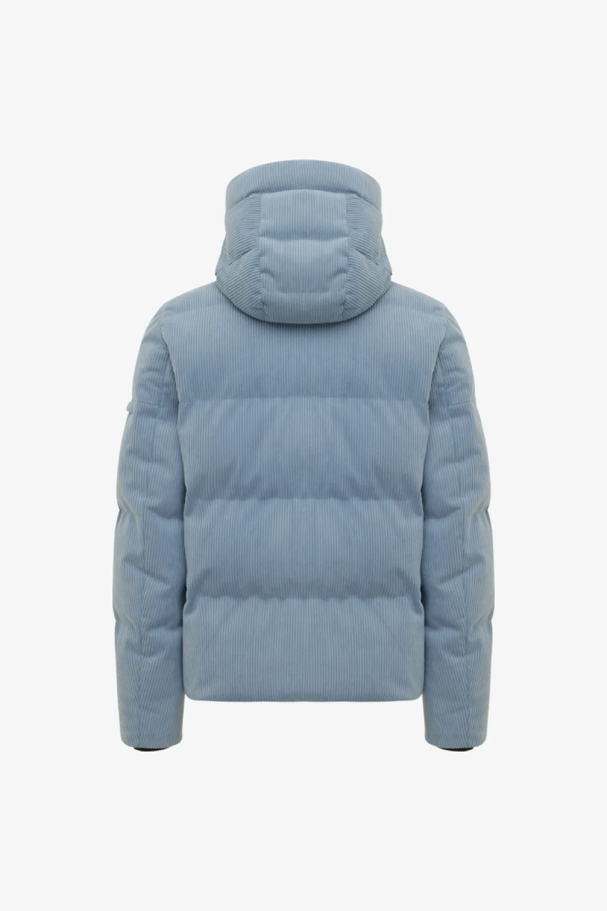Rib Structuur Winterjas | Blauw