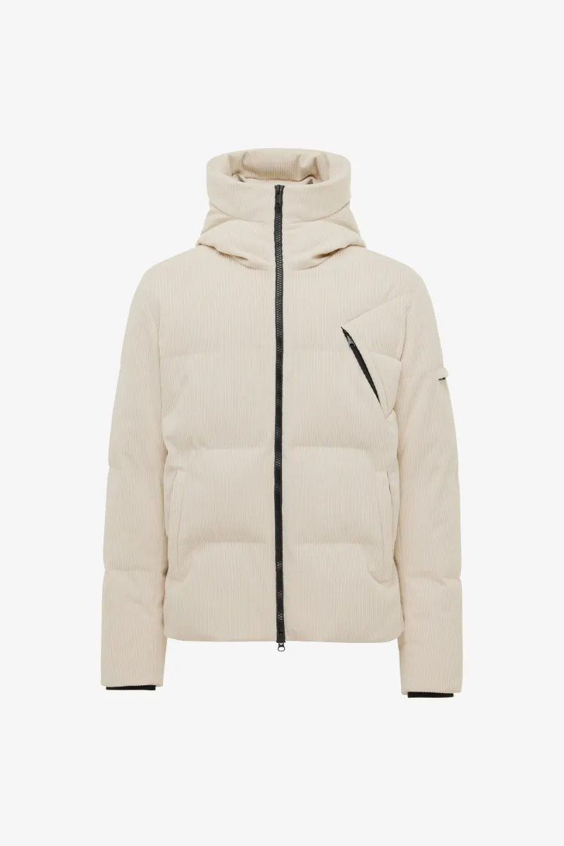 Rib Structuur Winterjas | Beige