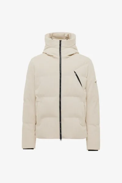 Rib Structuur Winterjas | Beige