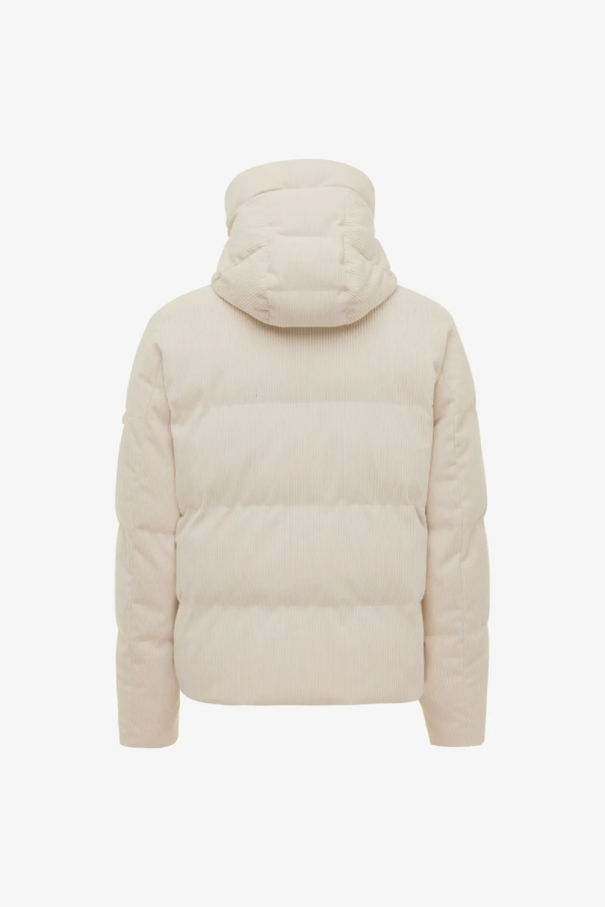 Rib Structuur Winterjas | Beige