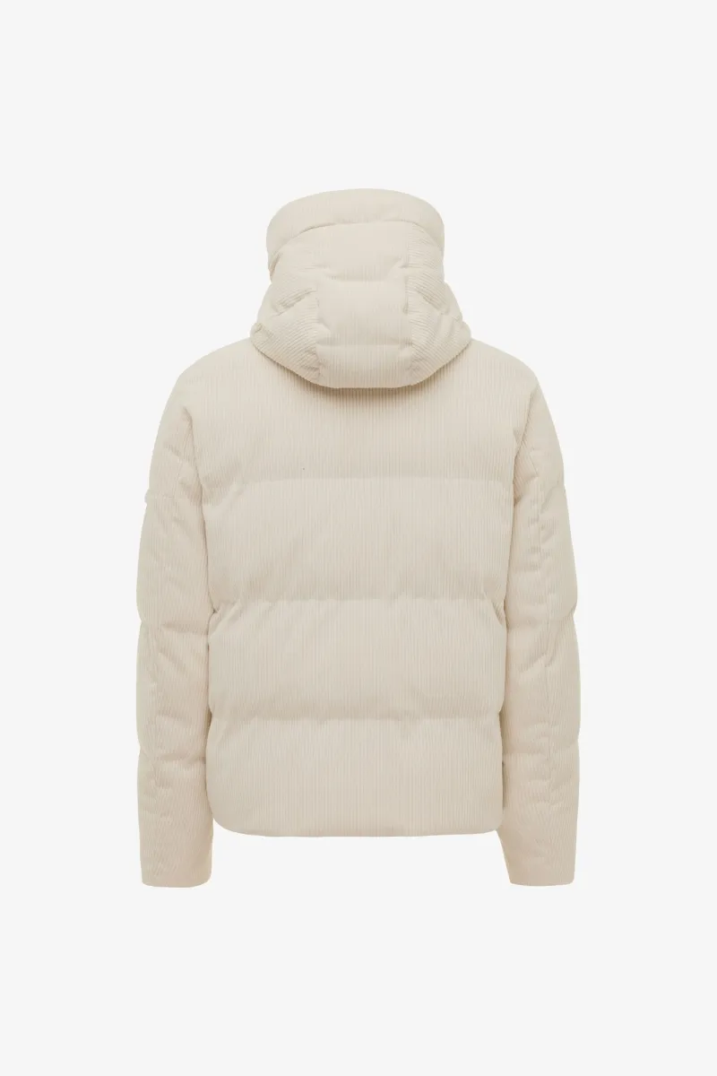 Rib Structuur Winterjas | Beige