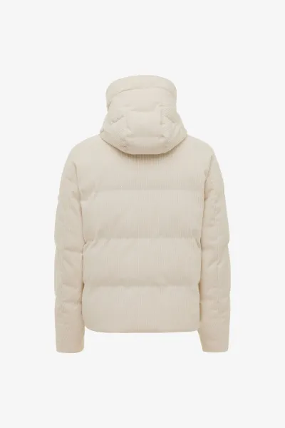 Rib Structuur Winterjas | Beige
