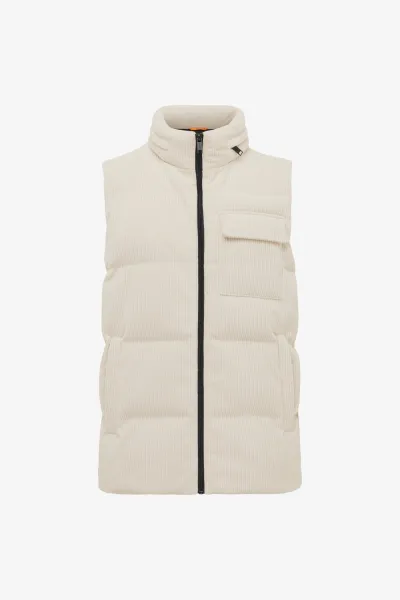 Corduroy Bodywarmer | Beige