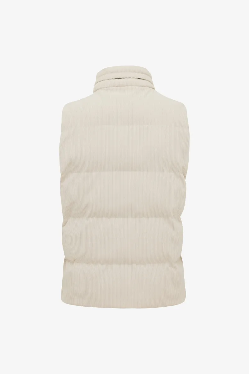 Corduroy Bodywarmer | Beige