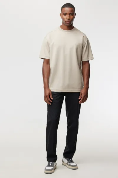 Relaxed fit T-shirt | Beige