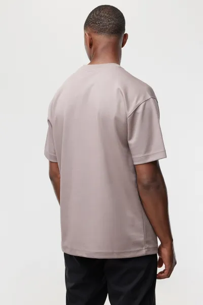 Relaxed fit T-shirt | Mauve