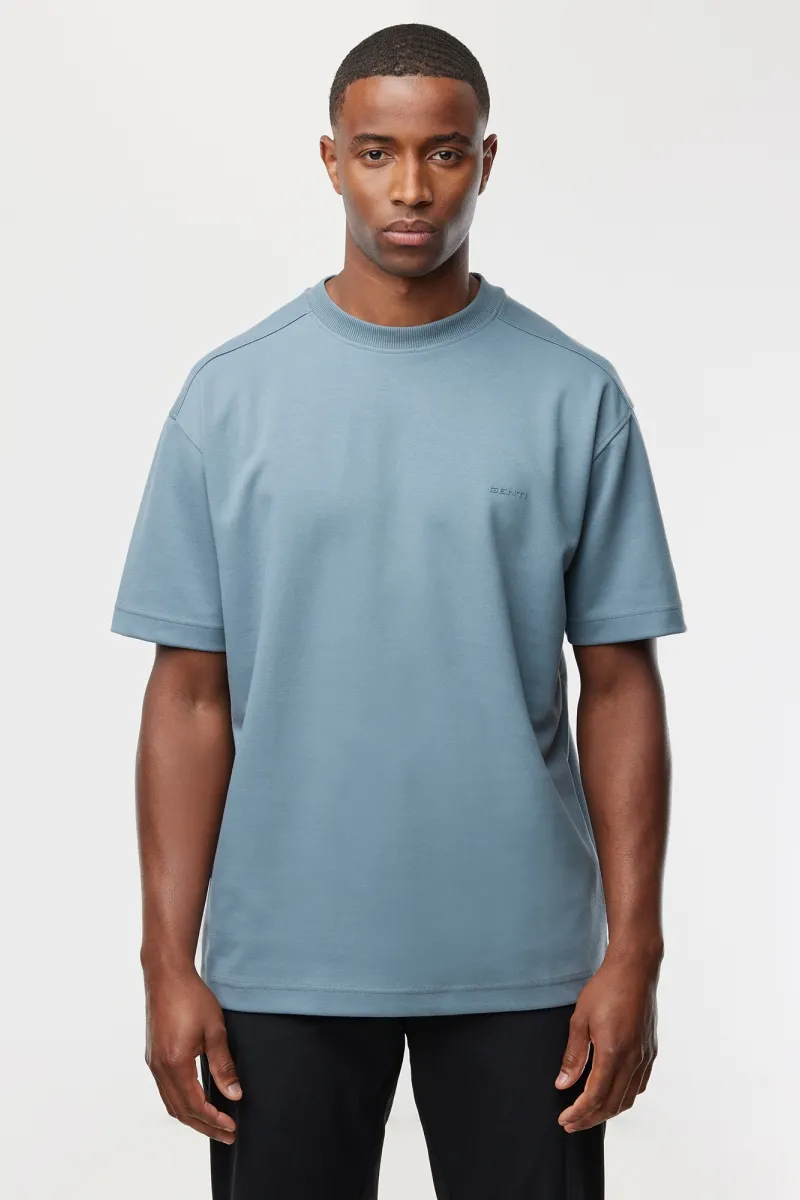 Relaxed fit T-shirt | Blauw