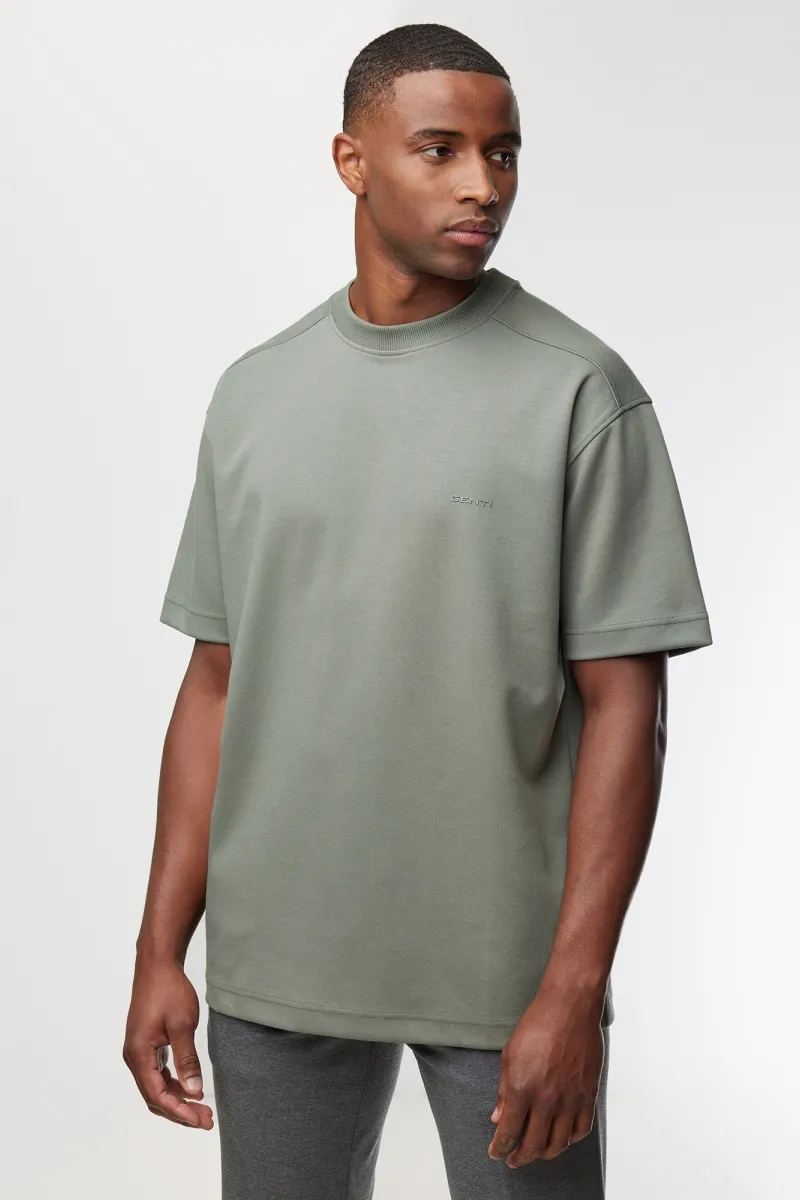 Relaxed fit T-shirt | Groen