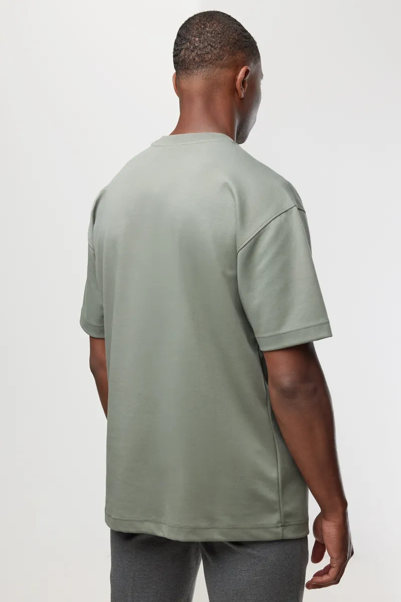 Relaxed fit T-shirt | Groen