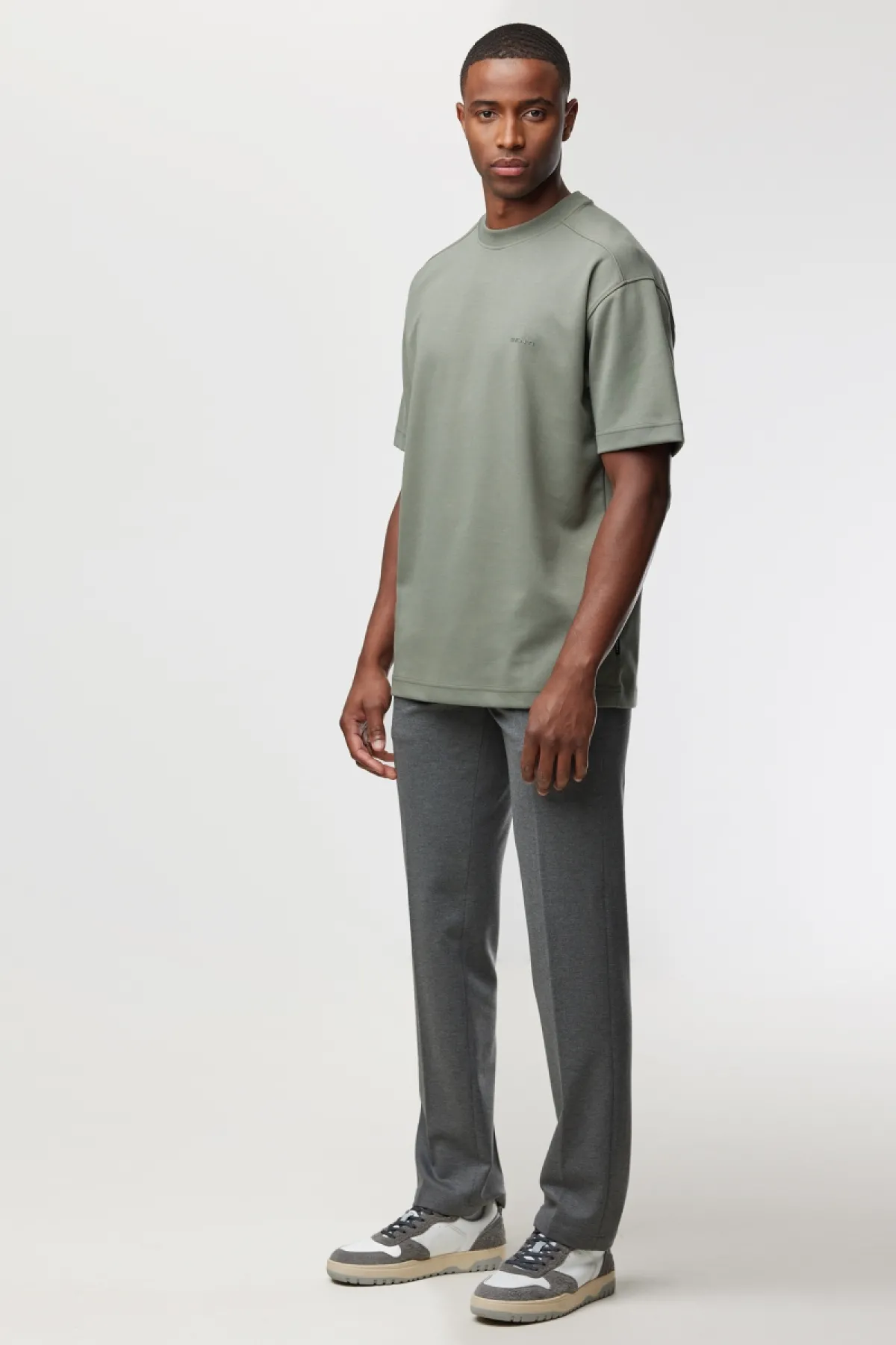 Relaxed fit T-shirt | Groen