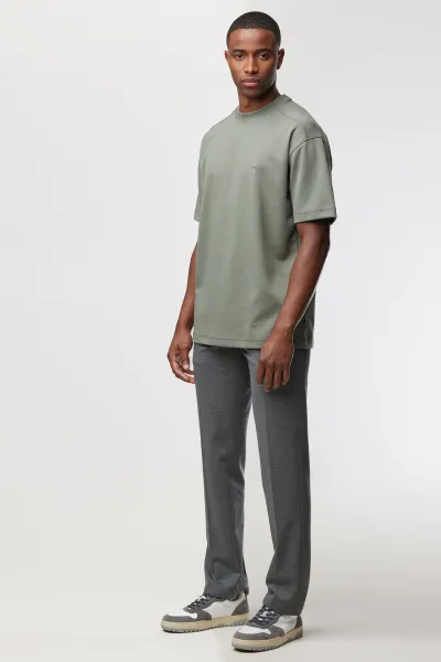 Relaxed fit T-shirt | Groen