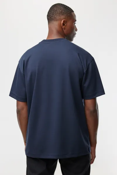 Relaxed fit T-shirt | Donkerblauw