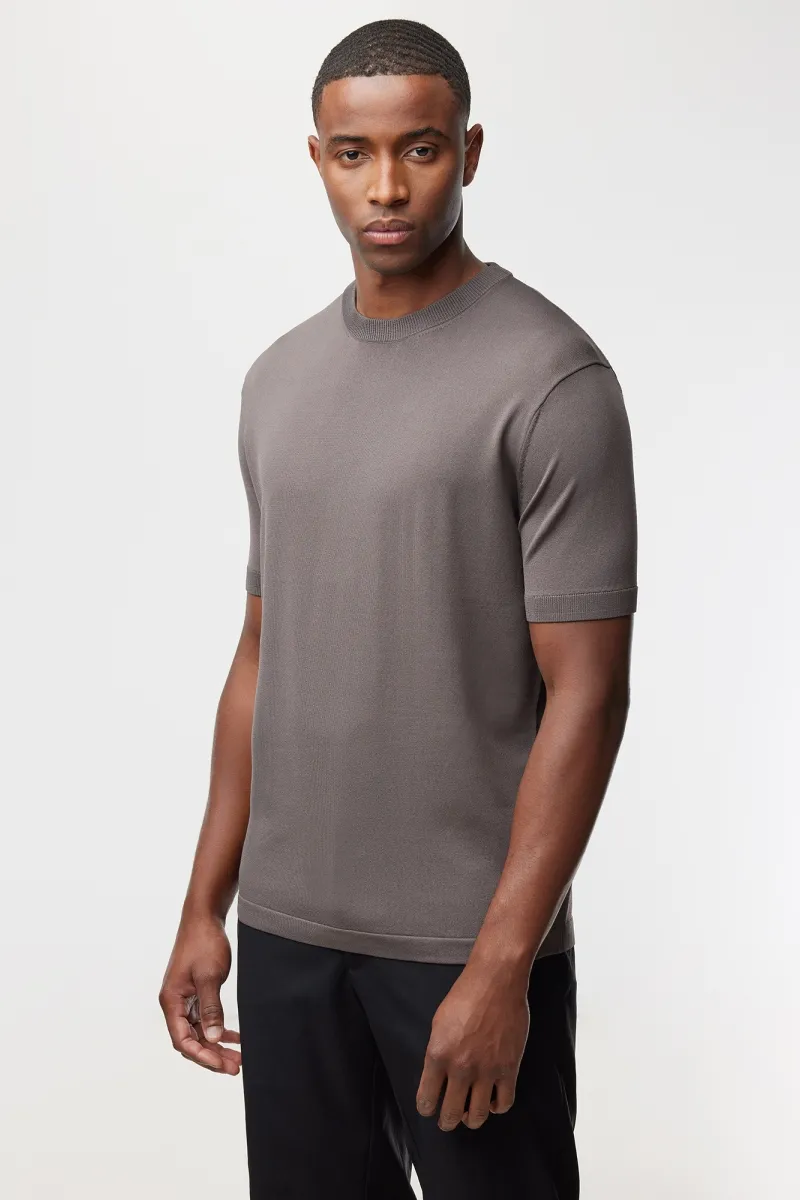 T-shirt | Donkerbruin