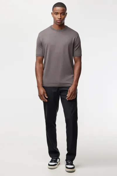 T-shirt | Donkerbruin