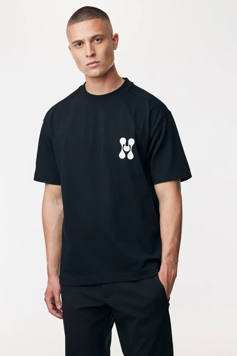 Monogram T-shirt | Zwart