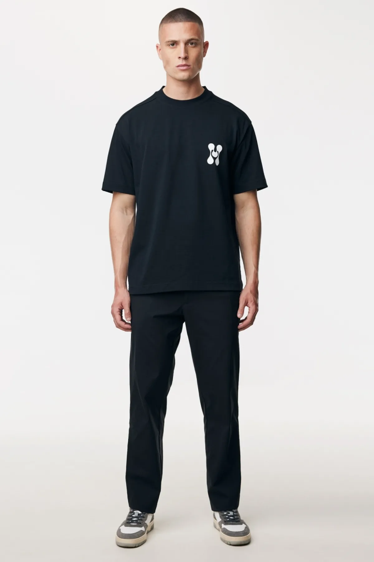 Monogram T-shirt | Zwart