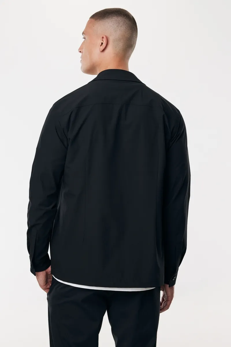Monogram Overshirt | Zwart