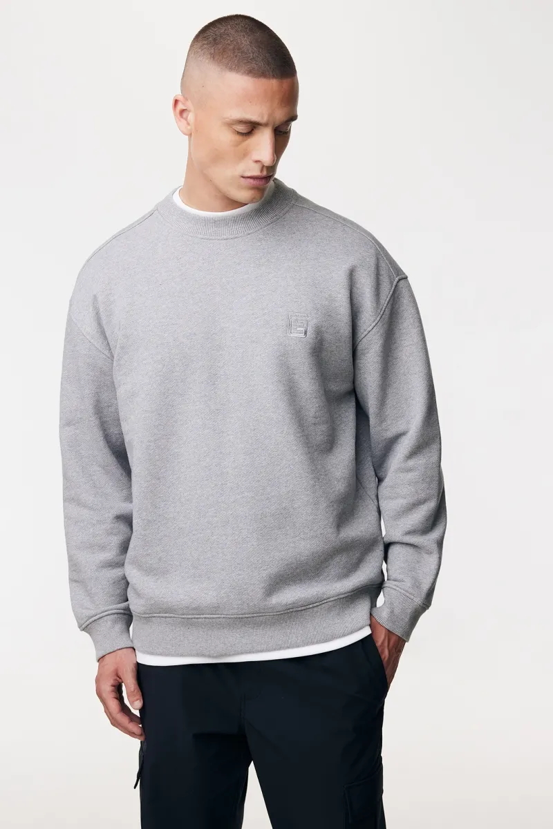 Monogram crewneck | Grijs