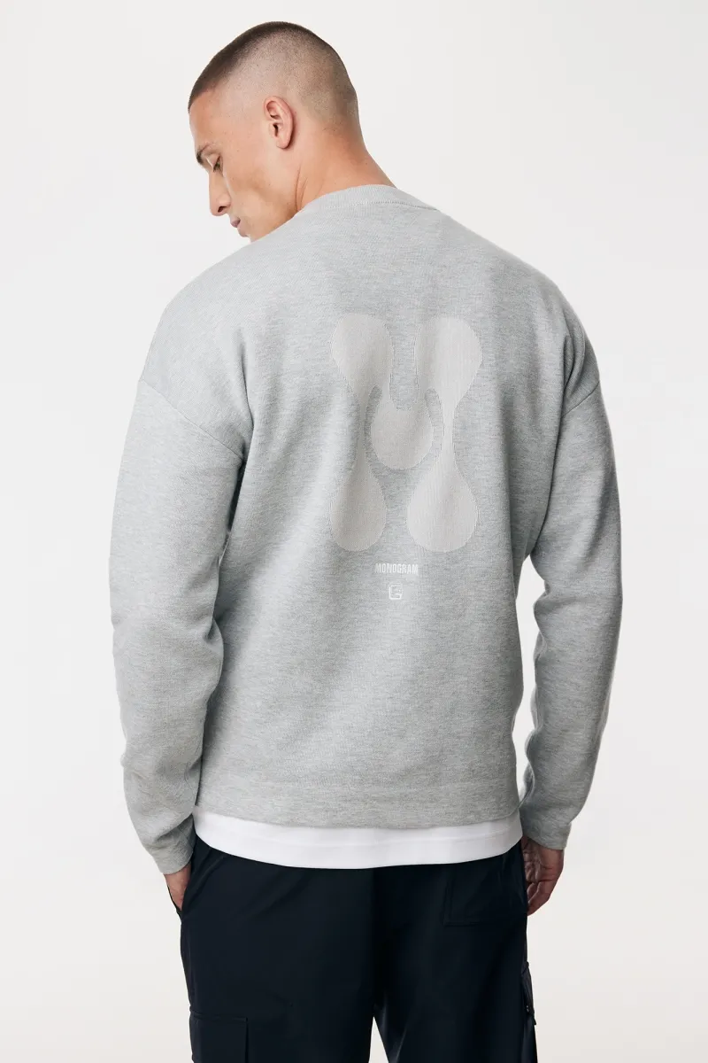 Monogram logo crewneck | Grijs