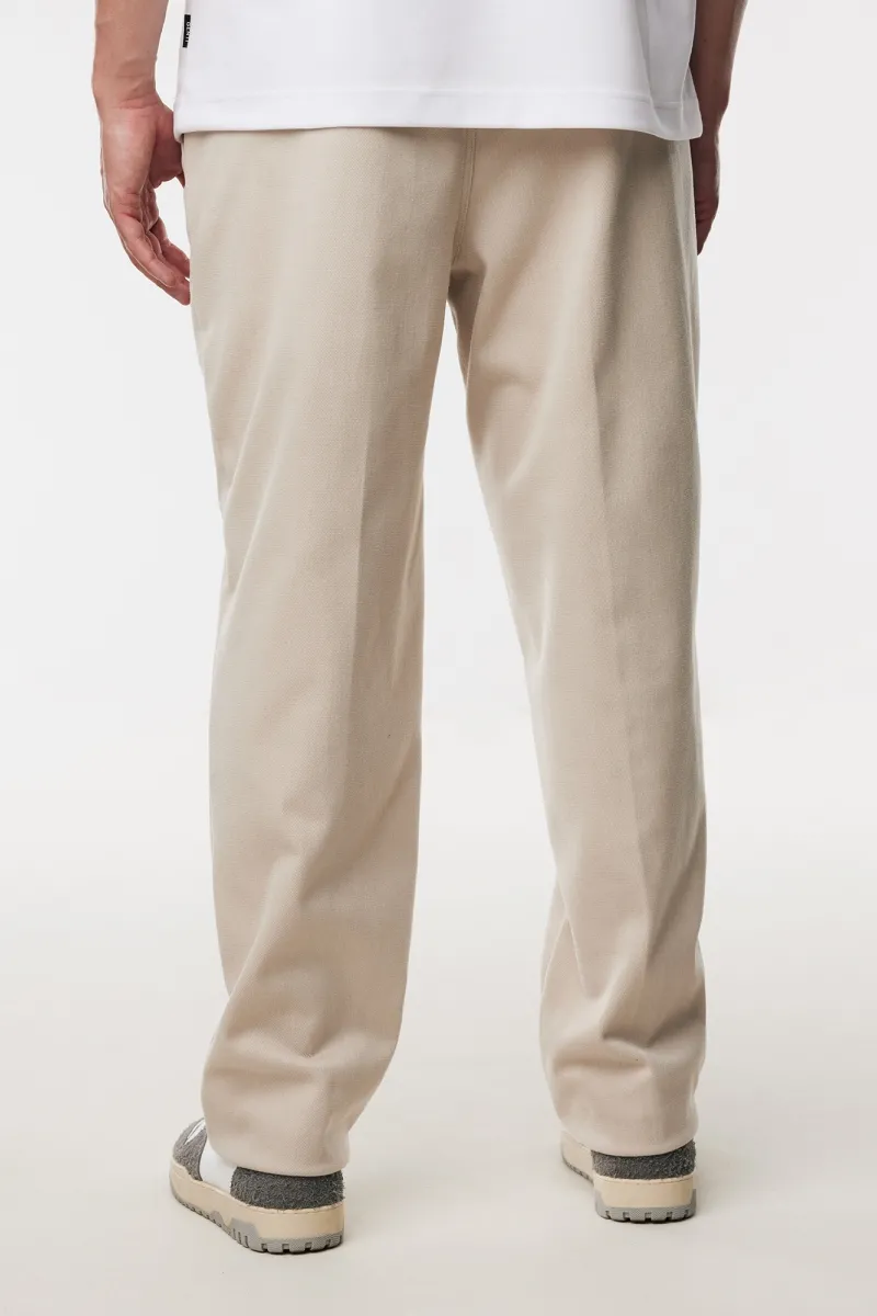 Relaxed Fit Trousers | Beige