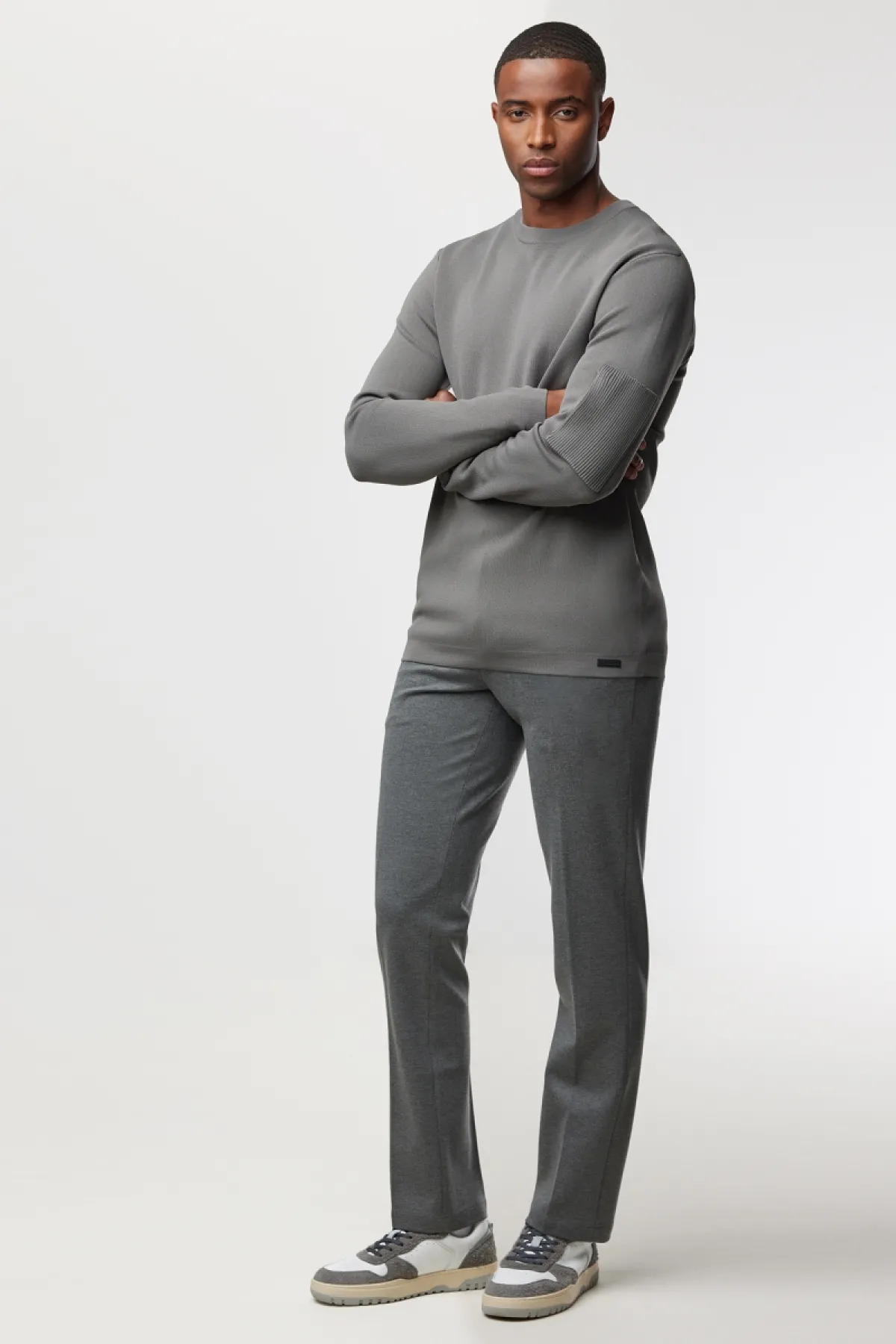 Cool dry Heavy Crewneck | Grijs