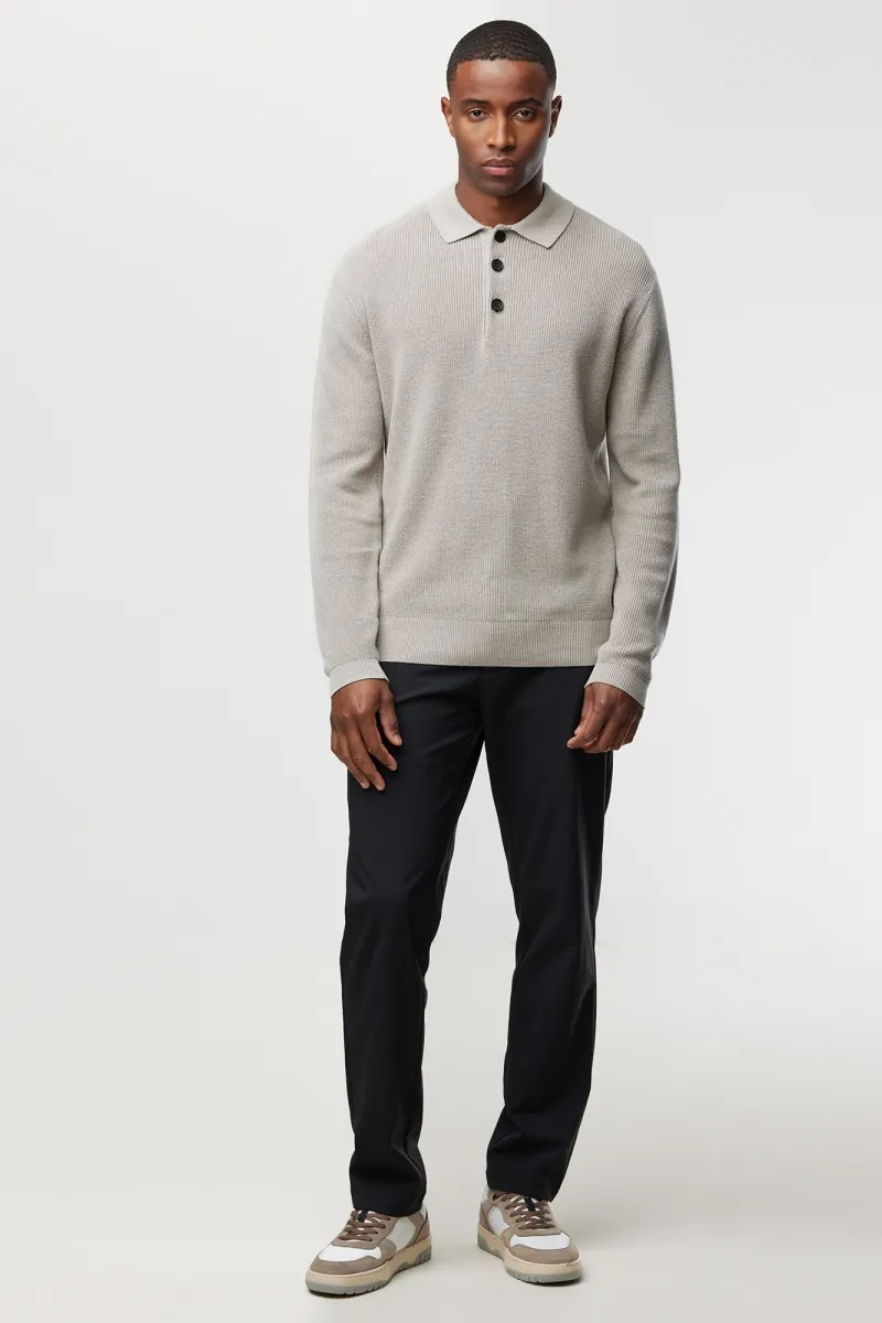 Longsleeve Polo | Bruin