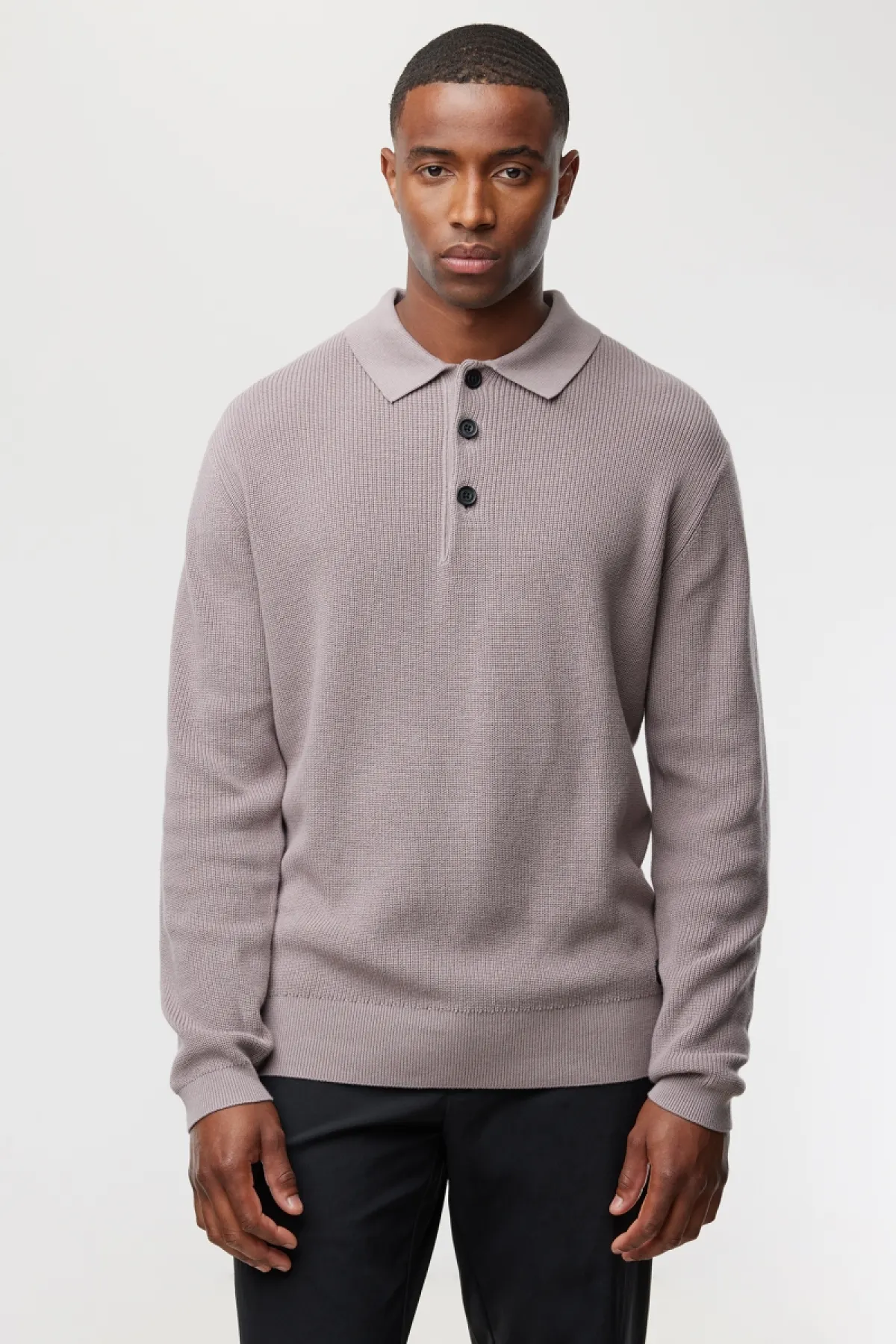 Longsleeve Polo | Mauve