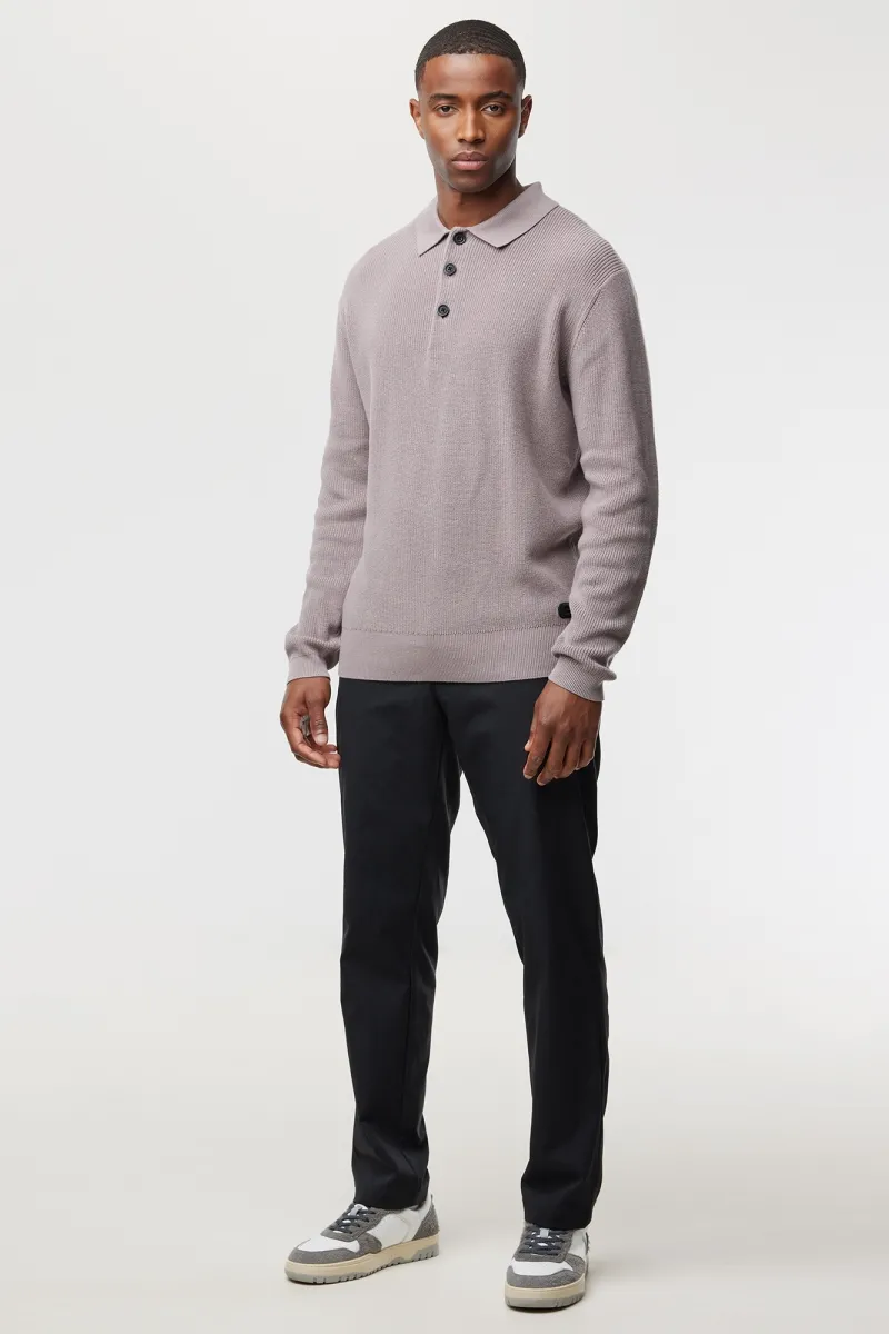Longsleeve Polo | Mauve