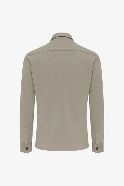 Relaxed Overshirt | Groen