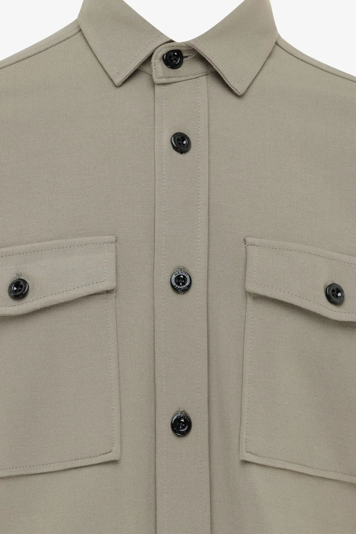 Relaxed Overshirt | Groen