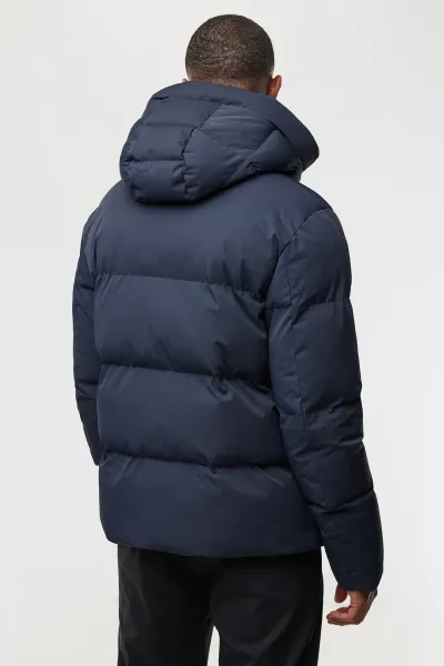Winterjas Kort | Donkerblauw