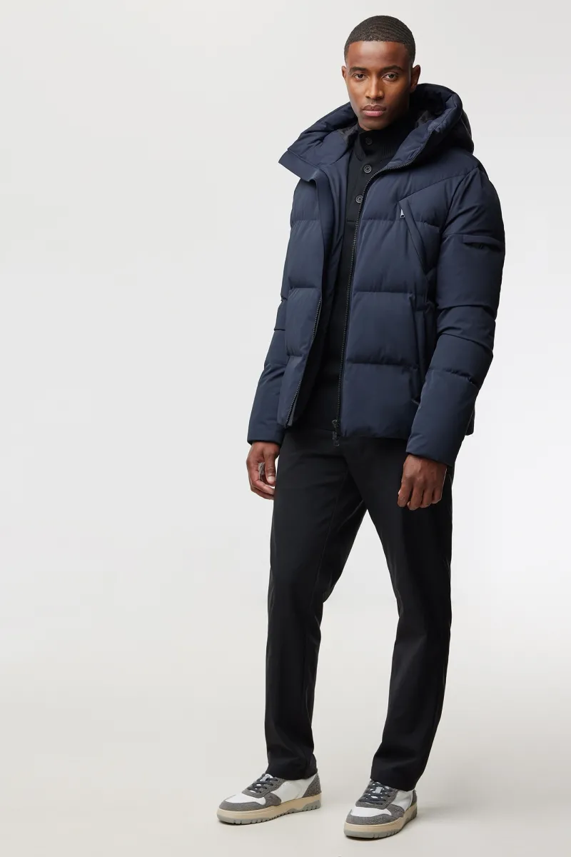 Winterjas Kort | Donkerblauw