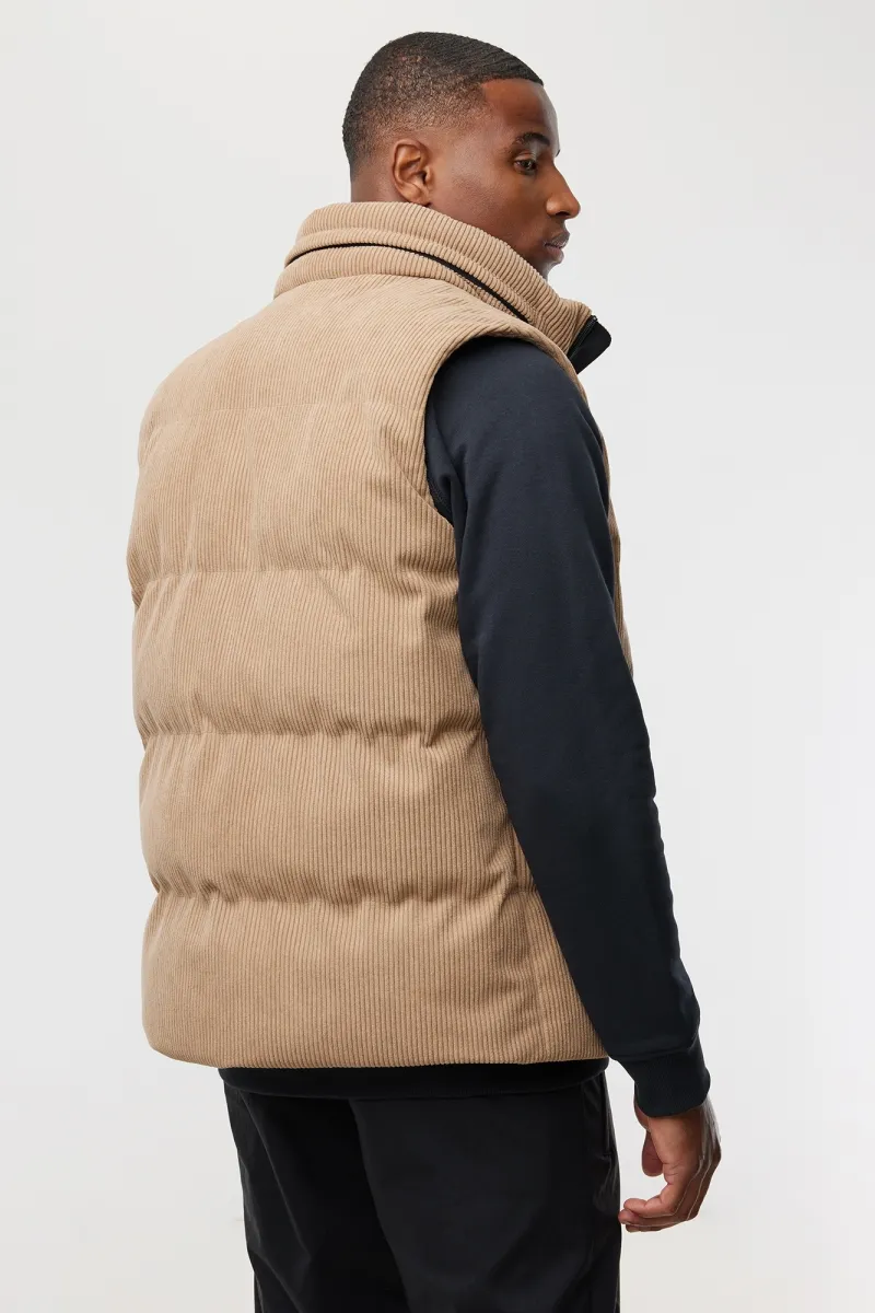 Corduroy Bodywarmer | Bruin