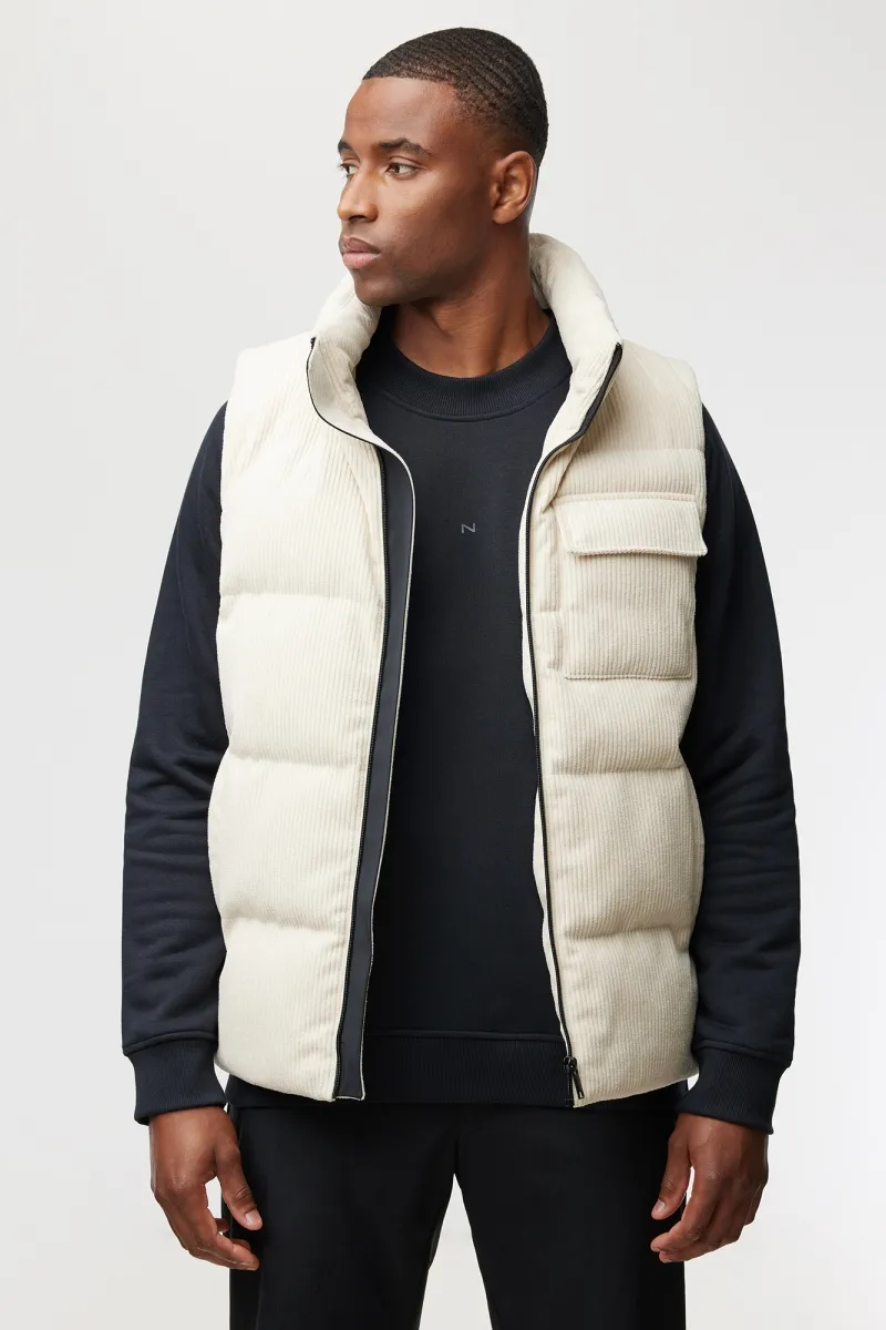 Corduroy Bodywarmer | Beige